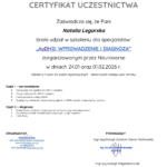 Certyfikat - Szkolenie Neuroverse AuDHD - Natalia Legarska